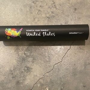 JetsetterMaps Scratch Your Travels United States Map